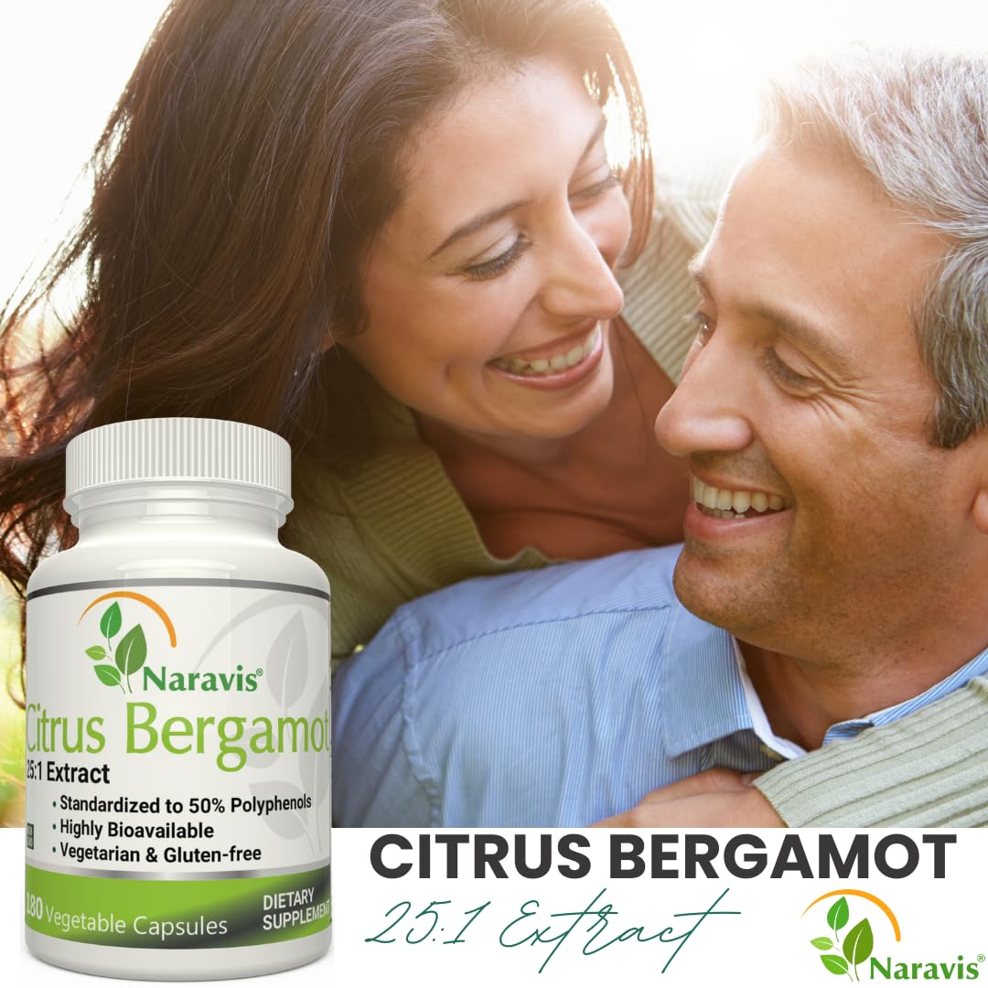 Naravis Citrus Bergamot Extract - 180 Capsules